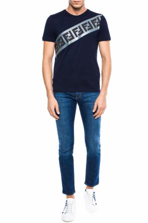 T-shirt with a logo, zdjęcie 2 T-shirt with a logo od Fendi
